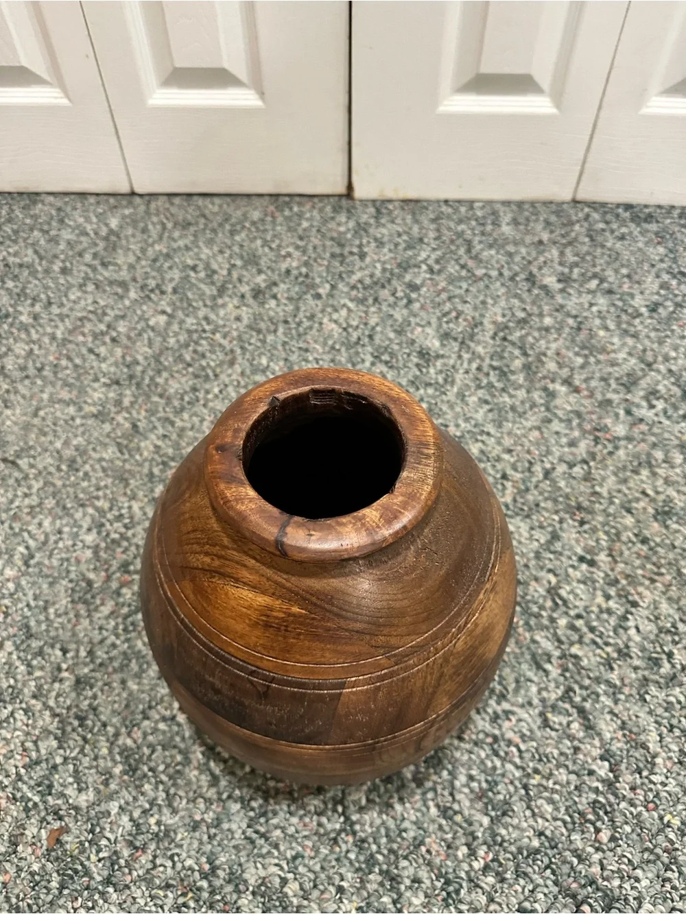 Aged Wood Vase