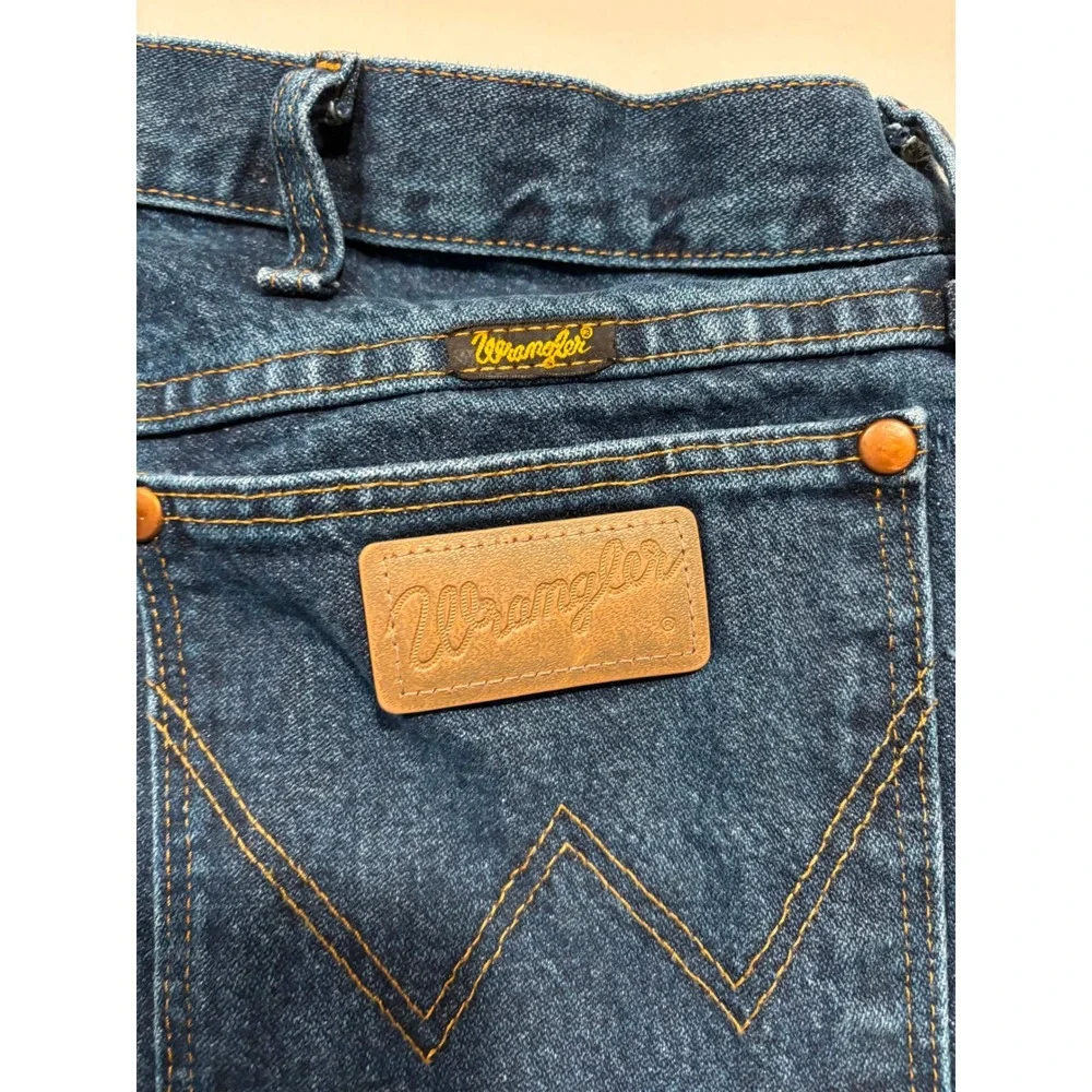 Wrangler 13MWZDD Cowboy Cut Original Fit Jeans Blue Denim Mens 42x32 Western