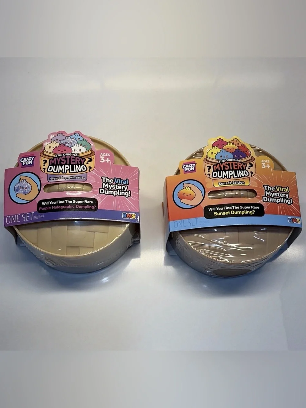 2 lot original Mystery Dumpling Blind Purple Holographic & Sunset new sealed