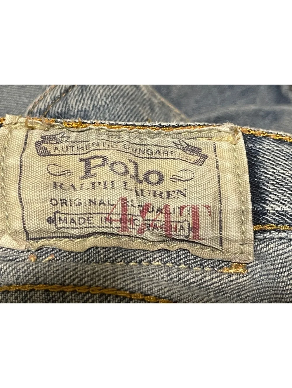 Polo Ralph Lauren Toddler Boys Distressed Denim Jeans Blue Size 4/4T Stretch