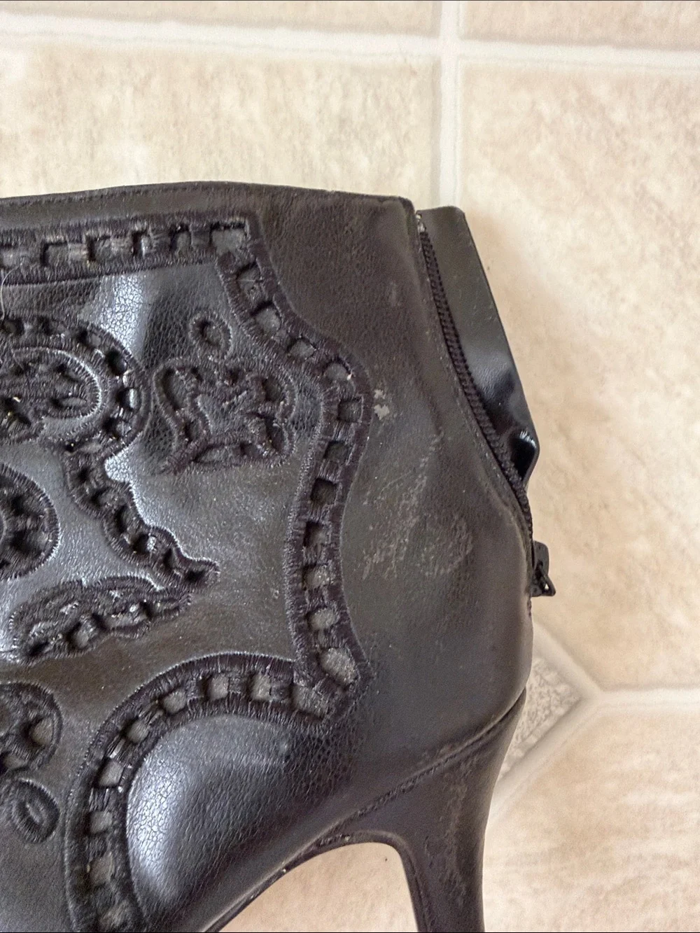 N/A black booties