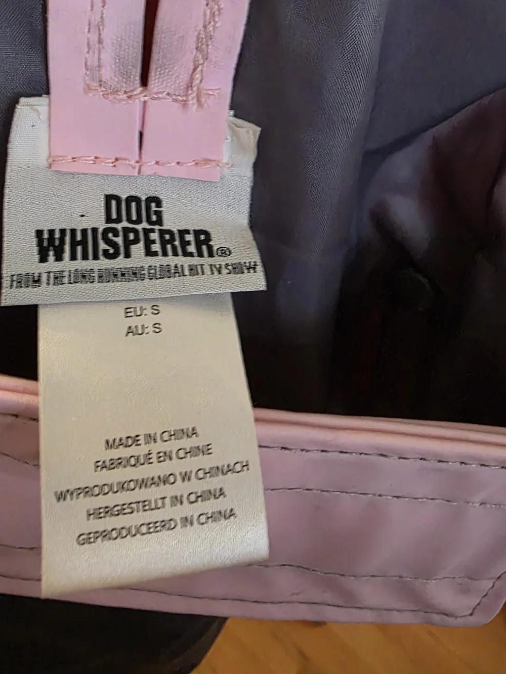 Dog Whisperer lightweight pink