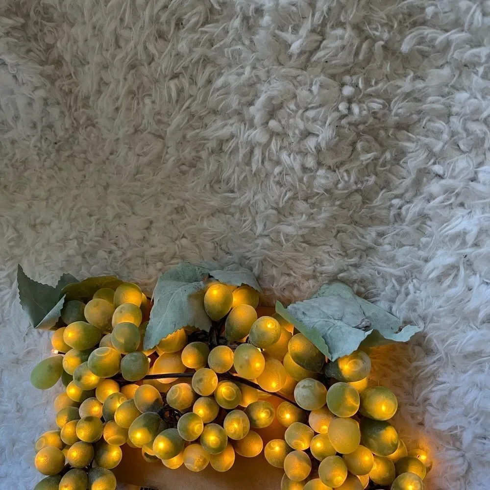 GKI Bethlehem Lighting Green Triple Grape Cluster Rice Lights in Original Box