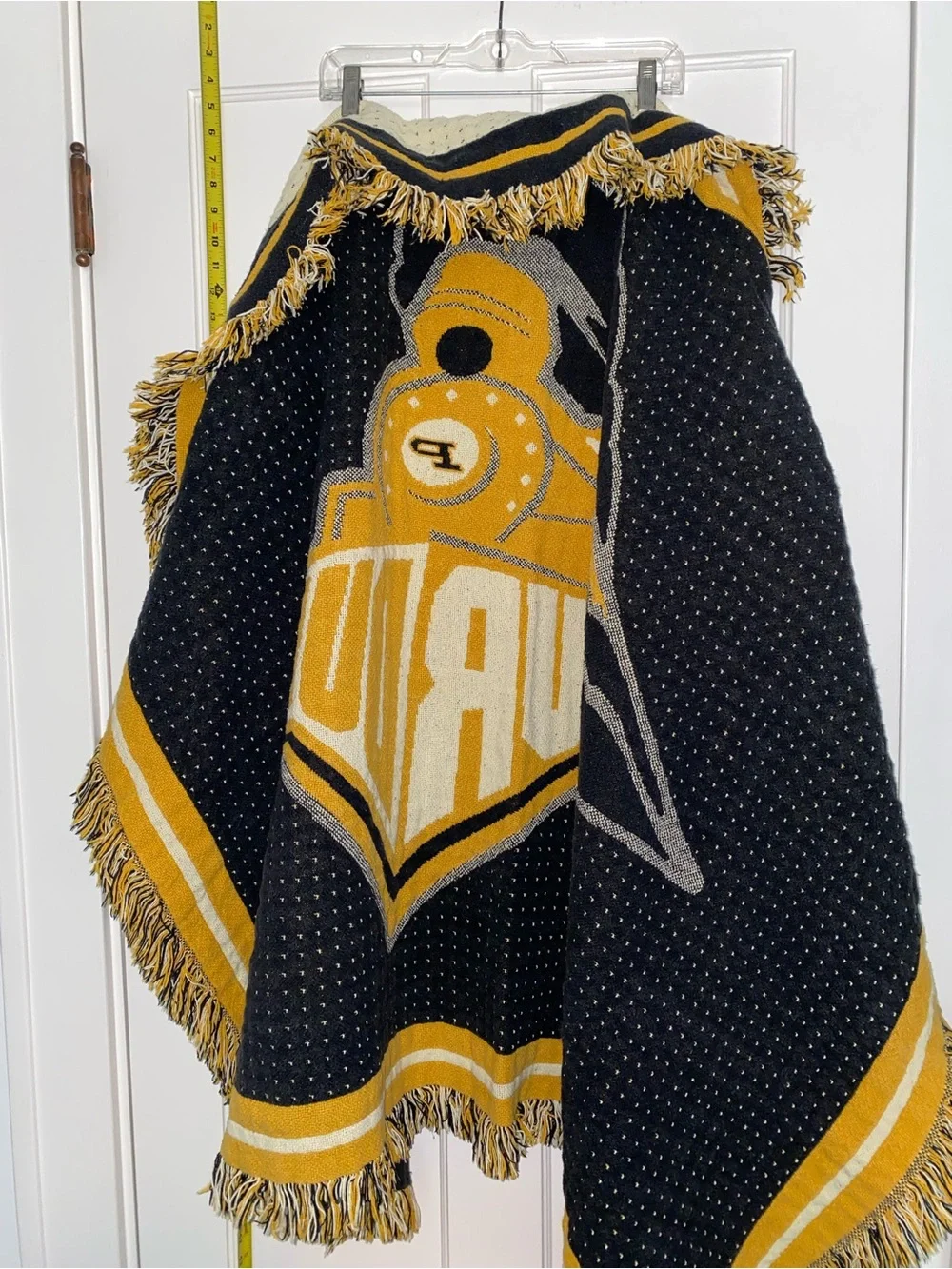 Vintage Purdue throw blanket