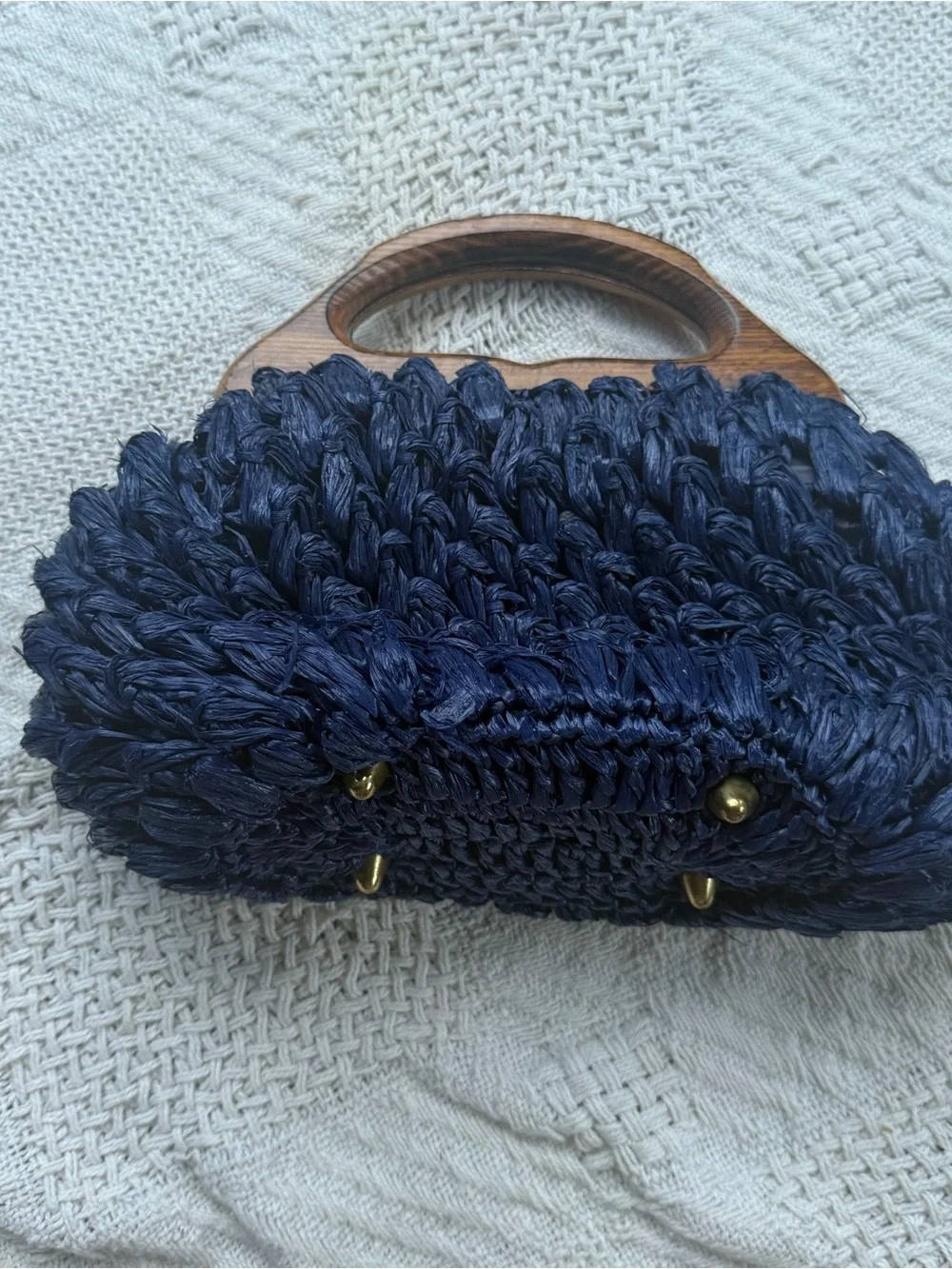 Vintage stylish navy