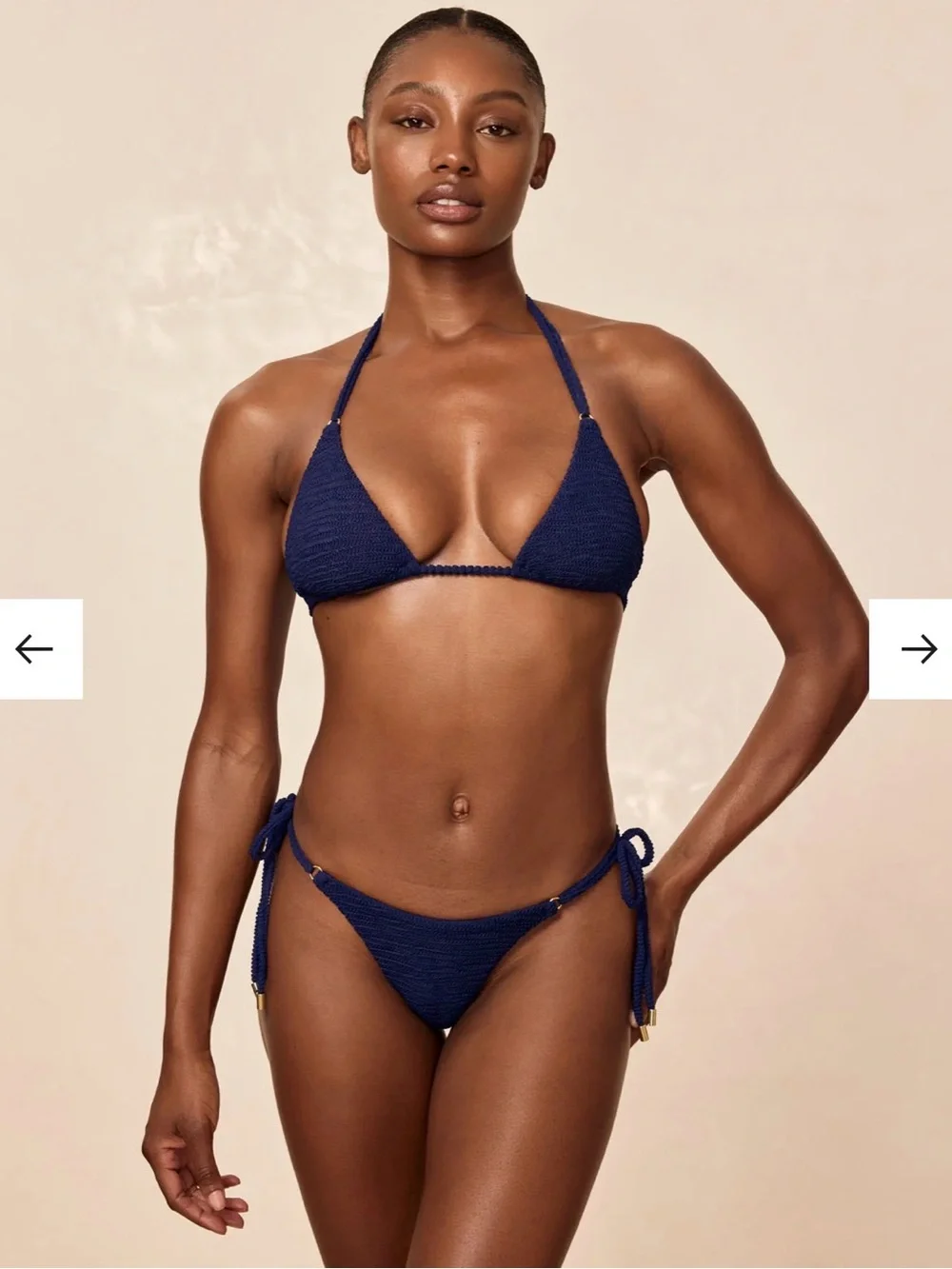Monday Hanalei bikini midnight crinkle
