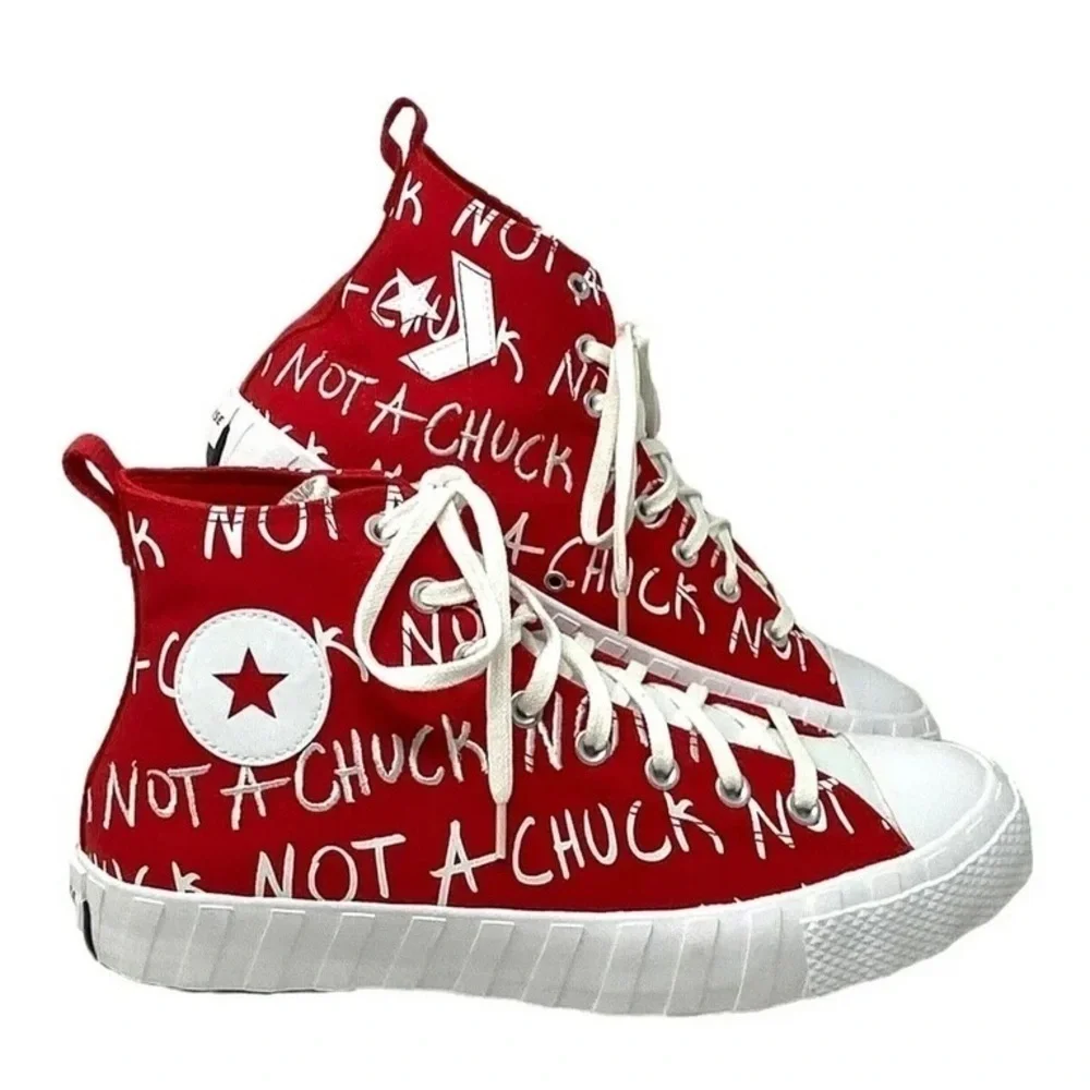 Converse red “not