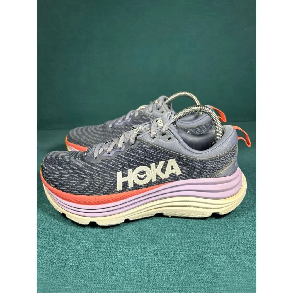 Hoka One One Gaviota 5 Women's Size 8.5B Cushion Stability Shoes - Anthracite /