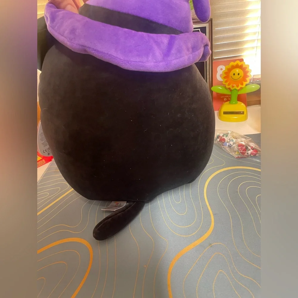 Squishmallows hat witch purple