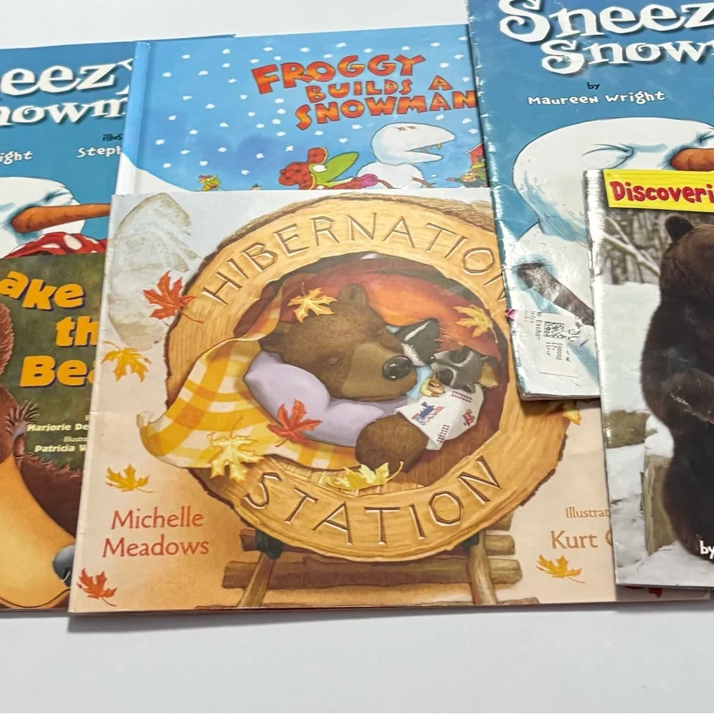 Winter/Hibernation book set of 6