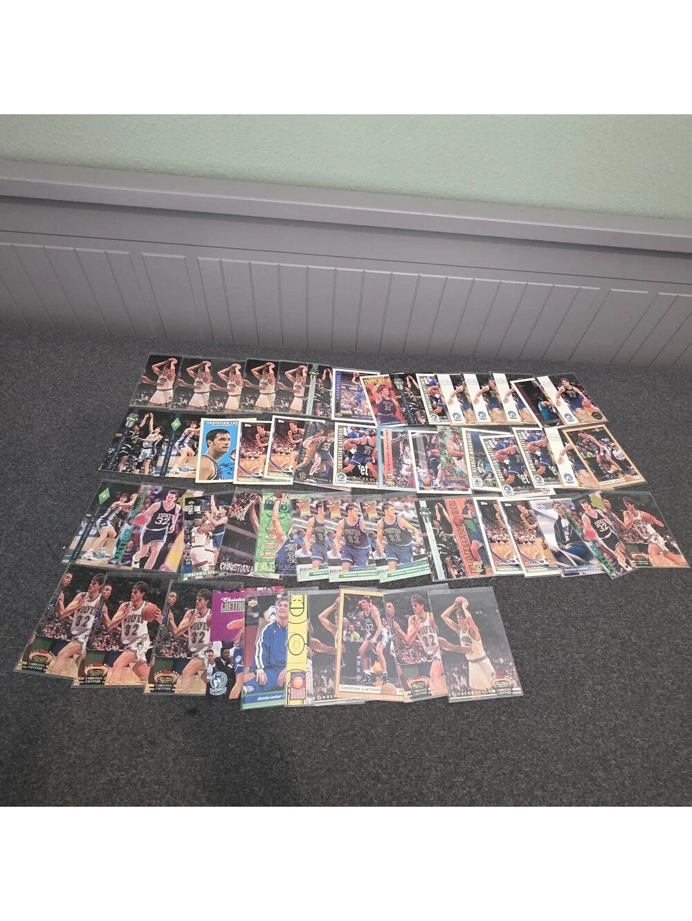 Christian Laettner 55 Card Lot / Collection Duke Blue Devils Rookies Base