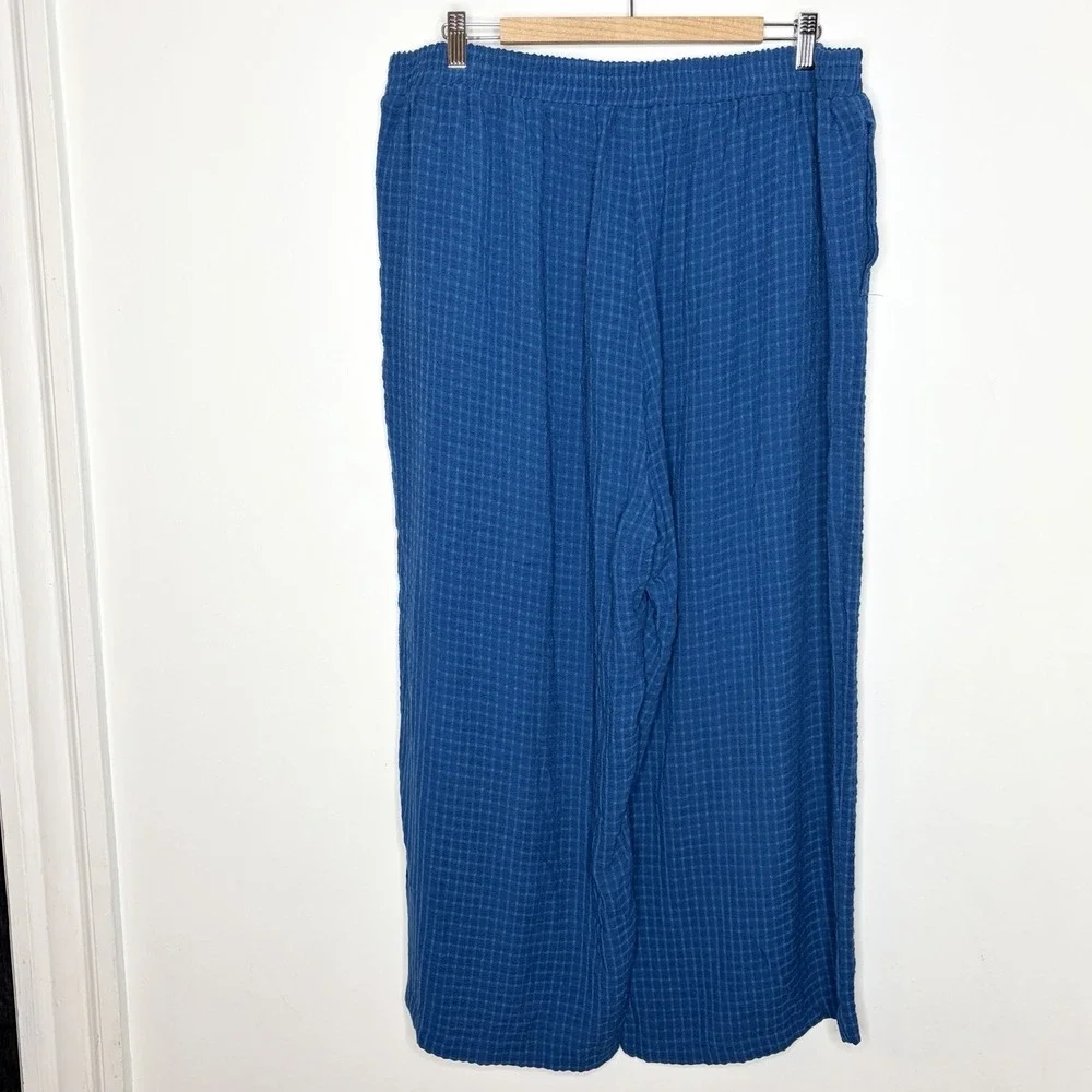 Jane and Delancey Matching Top Crop Pants Set Womens 2X Coastal Lagenlook Resort