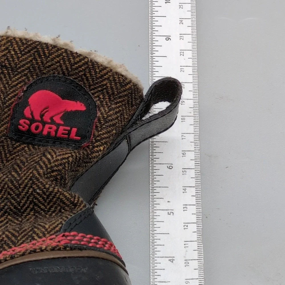 Sorel Shoes Womens Brown 8.5 Waterproof Duck Boots‎ Faux Fur Lined NL2000-202