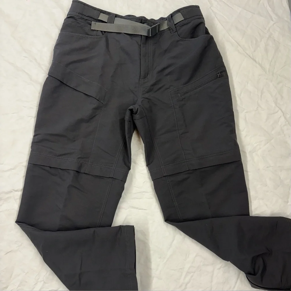 THE‎ NORTH FACE Mens Paramount Convertible Pant Size Large Short Charcoal