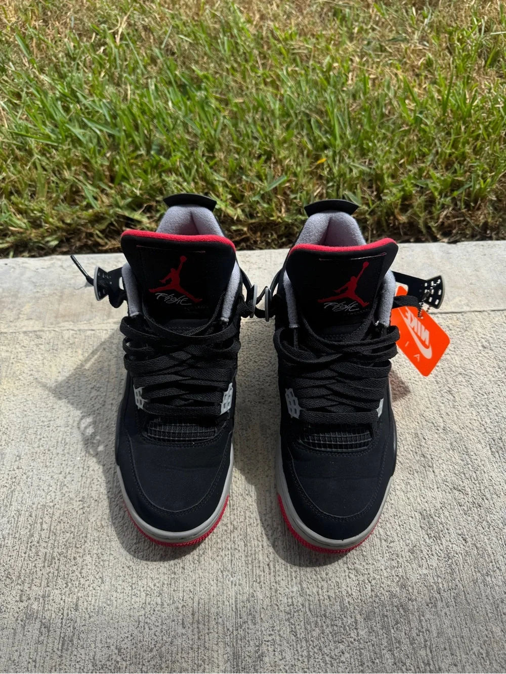 Bred 4s. Size 7.5M 9W. 8/10 Condition! No Box, Comes With Clear Shoe Container!