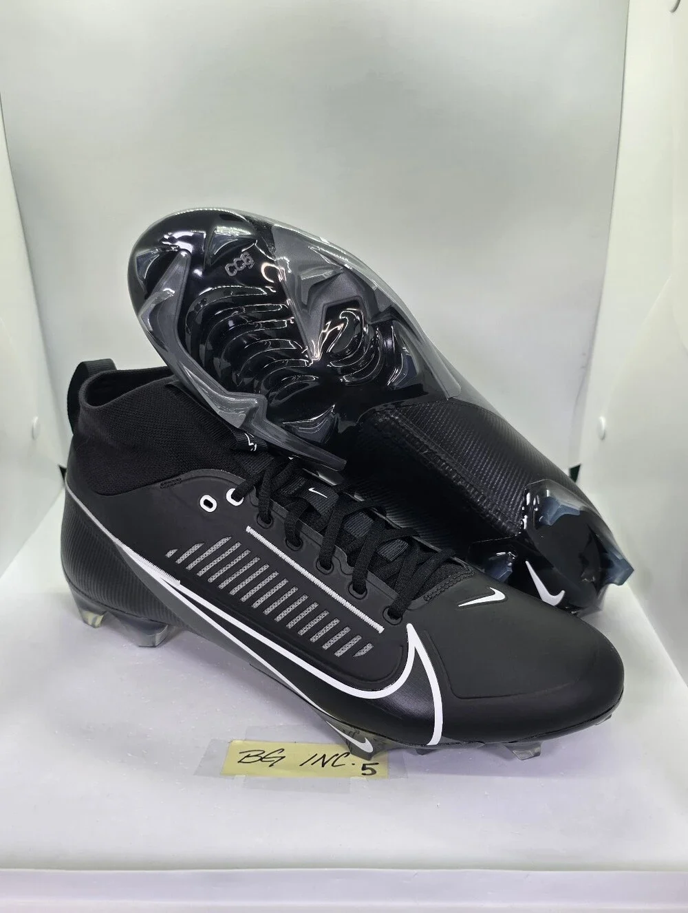 NEW Nike Vapor Edge Pro 360 2 Football Cleats Men's Size 14 Blk / Wht DA5456-010