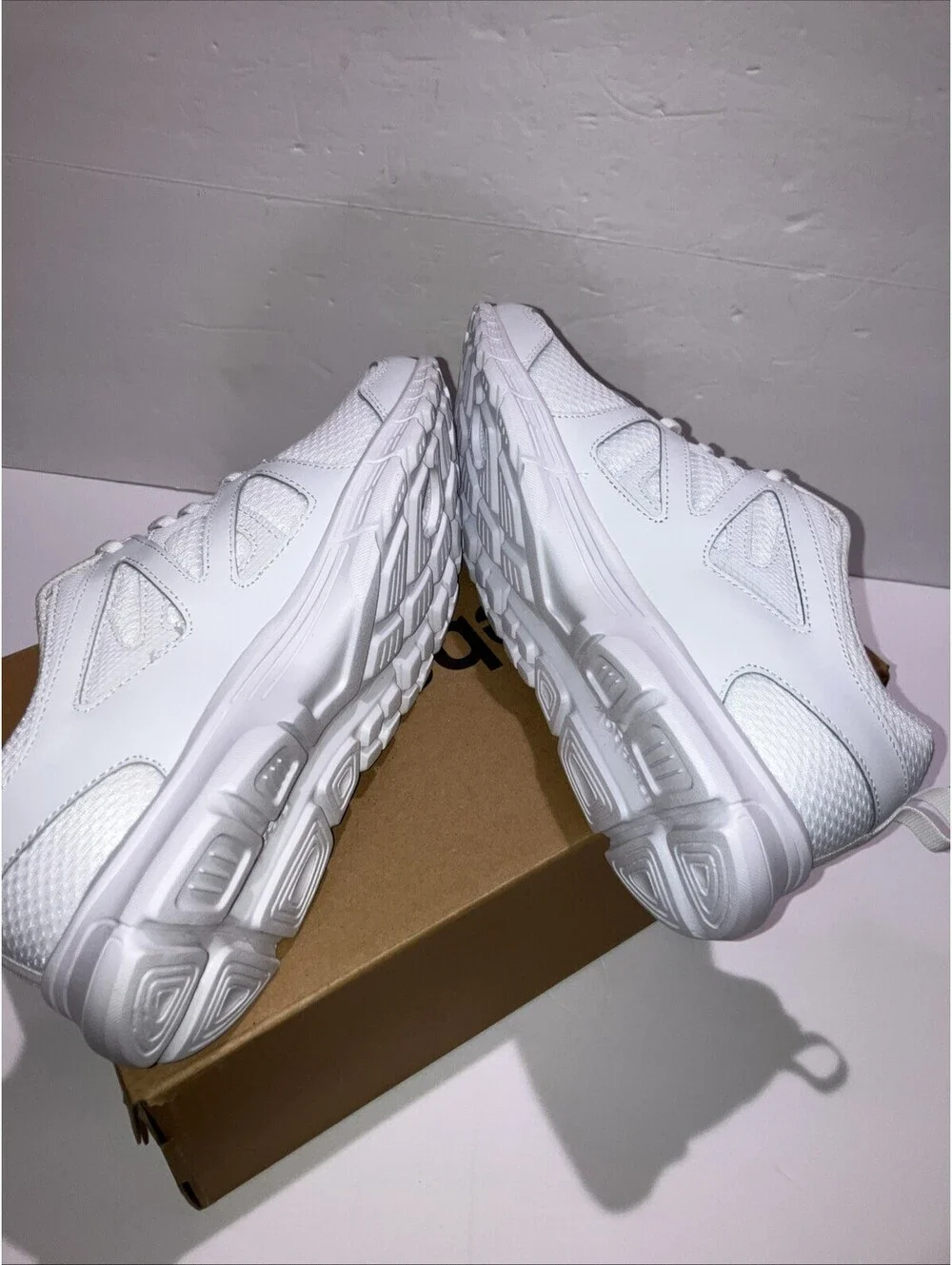 REEBOK Run Supreme 2 LD WIDE BD5509 Men's Running Shoe Size 8 White 2E WIDE NEW