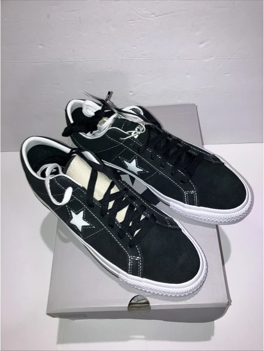 CONVERSE CONS One Star Pro OX Black White 171327C Men’s 9 Women’s 10.5 NEW