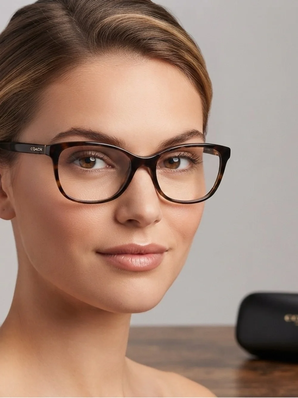 Coach Women's Tortoiseshell  Glasses - Brown/Black