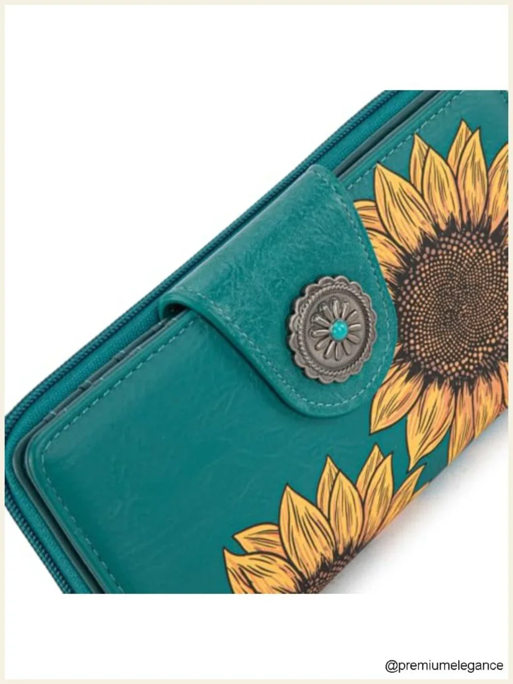 Women's Bifold Wallet with RFID Blocking, 13 Card Slots, Premium Vegan Leather