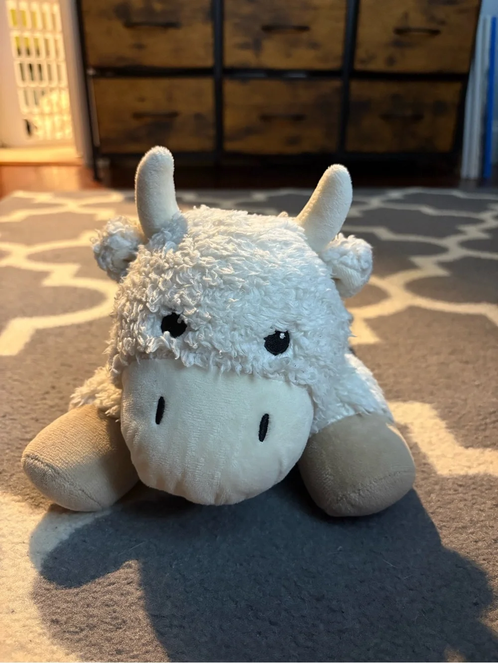 Warmies Weighted White Buffalo