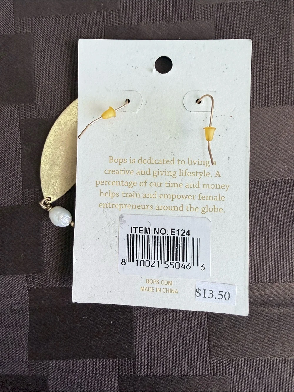 N/A earrings are