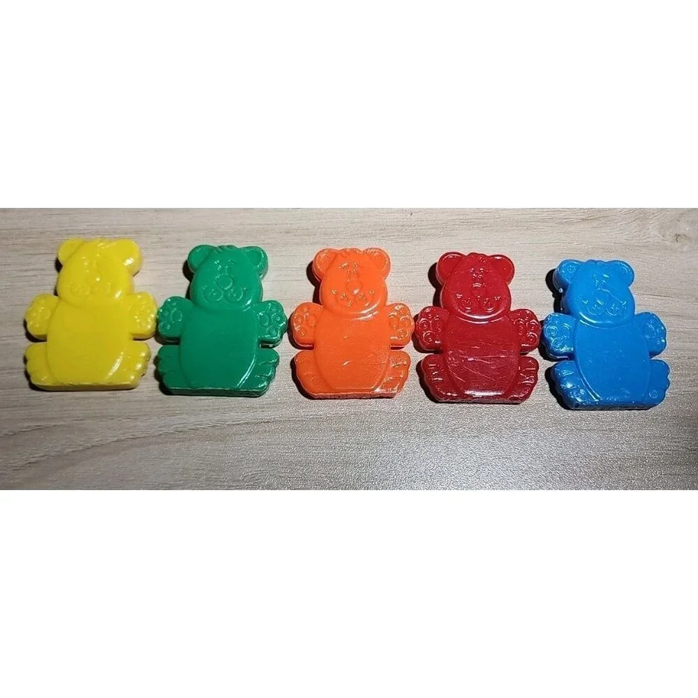 Count And Sort Bears Blue, Red, Yellow, Orange And Green 37 Bears