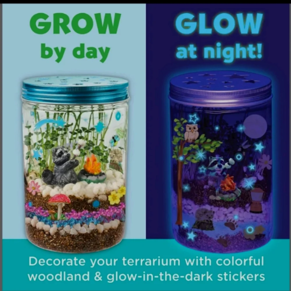 Grow 'N Glow Terrarium Kit NEW