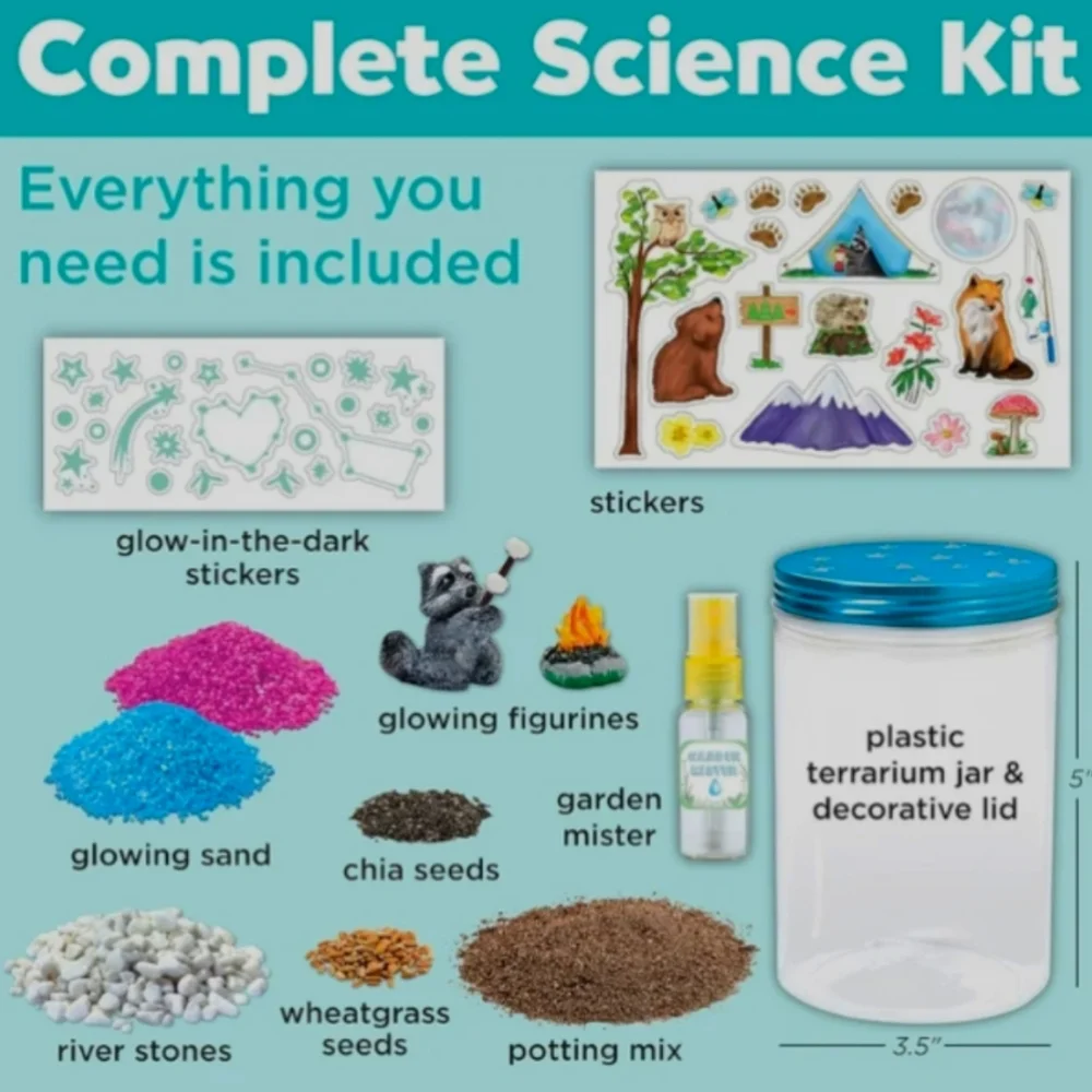 Grow 'N Glow Terrarium Kit NEW