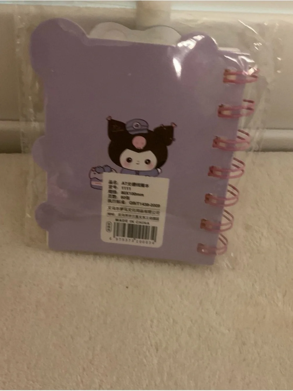 Sanrio Cinnamoroll Spiral Mini Notebook - Light Blue & Pink