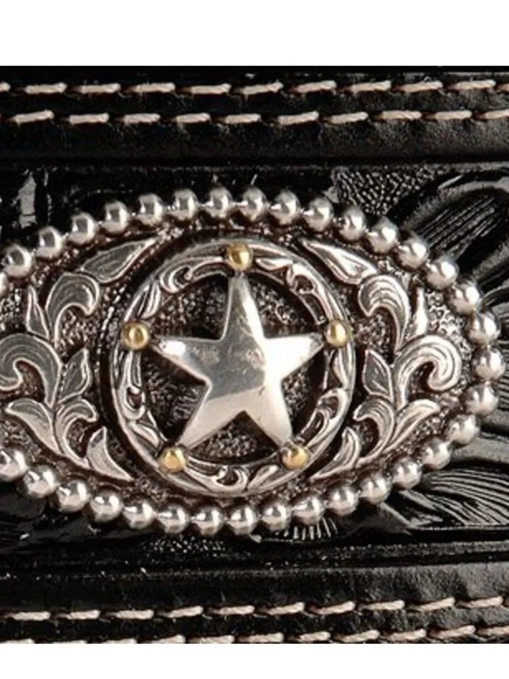 Justin Boots decorative tooled