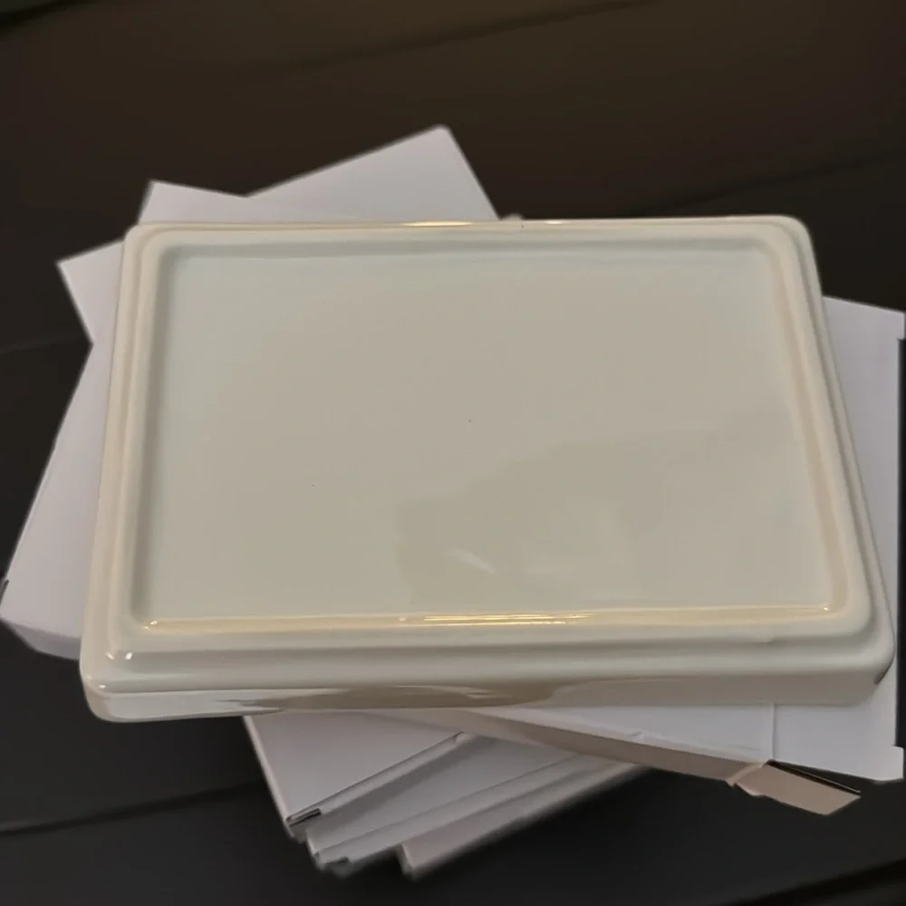 CHANEL white ceramic