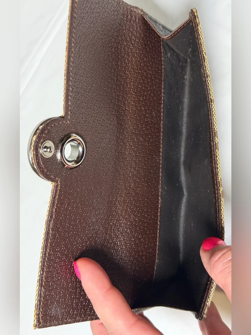 Gucci GG monogram eclipse continental wallet