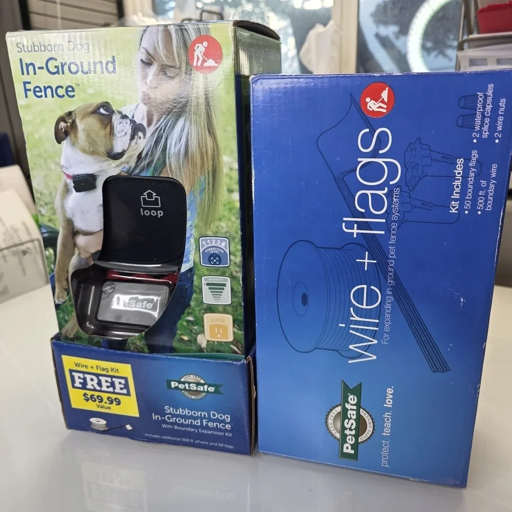 New Box PetSafe In Ground Stubborn‎ Dog Fence Receiver Collar Complete 500 Ft