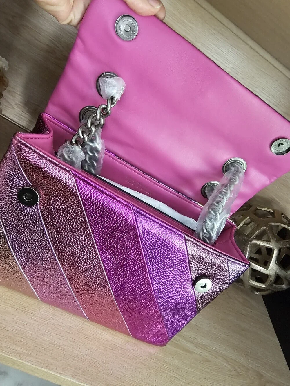 Kurt Geiger London Brixton Leather Shoulder Bag.