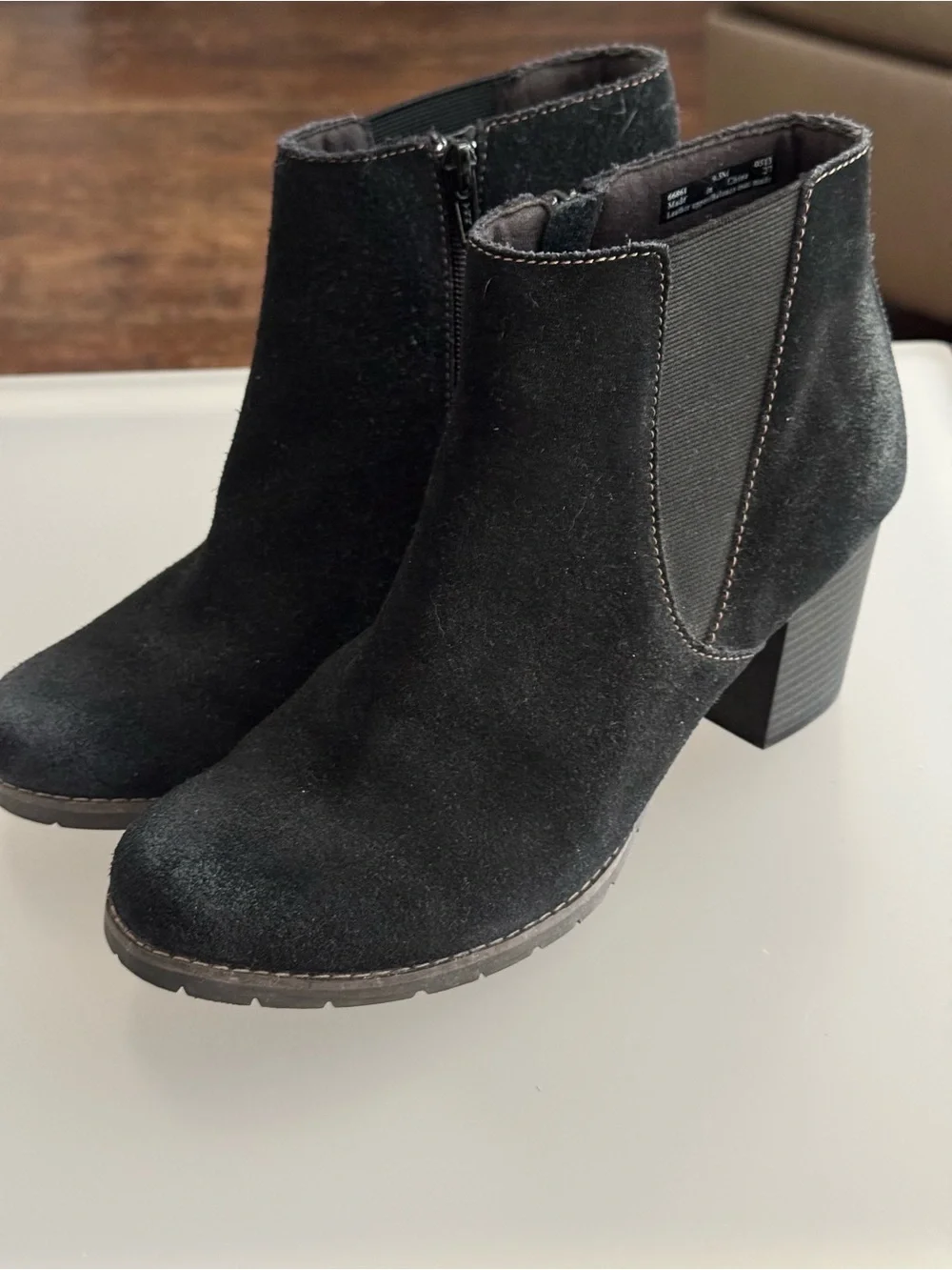 Clarks classic black