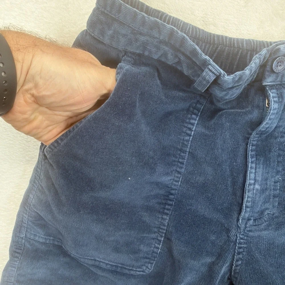 Banks Journal Corduroy Shorts Men's 34 Blue Stretch Casual Beach Skate Surf