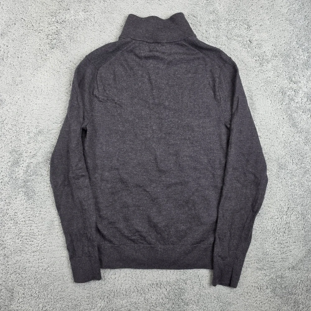Banana Republic Quarter Zip Sweater Mens S Lot of 2 Italian Merino Wool Baruffa