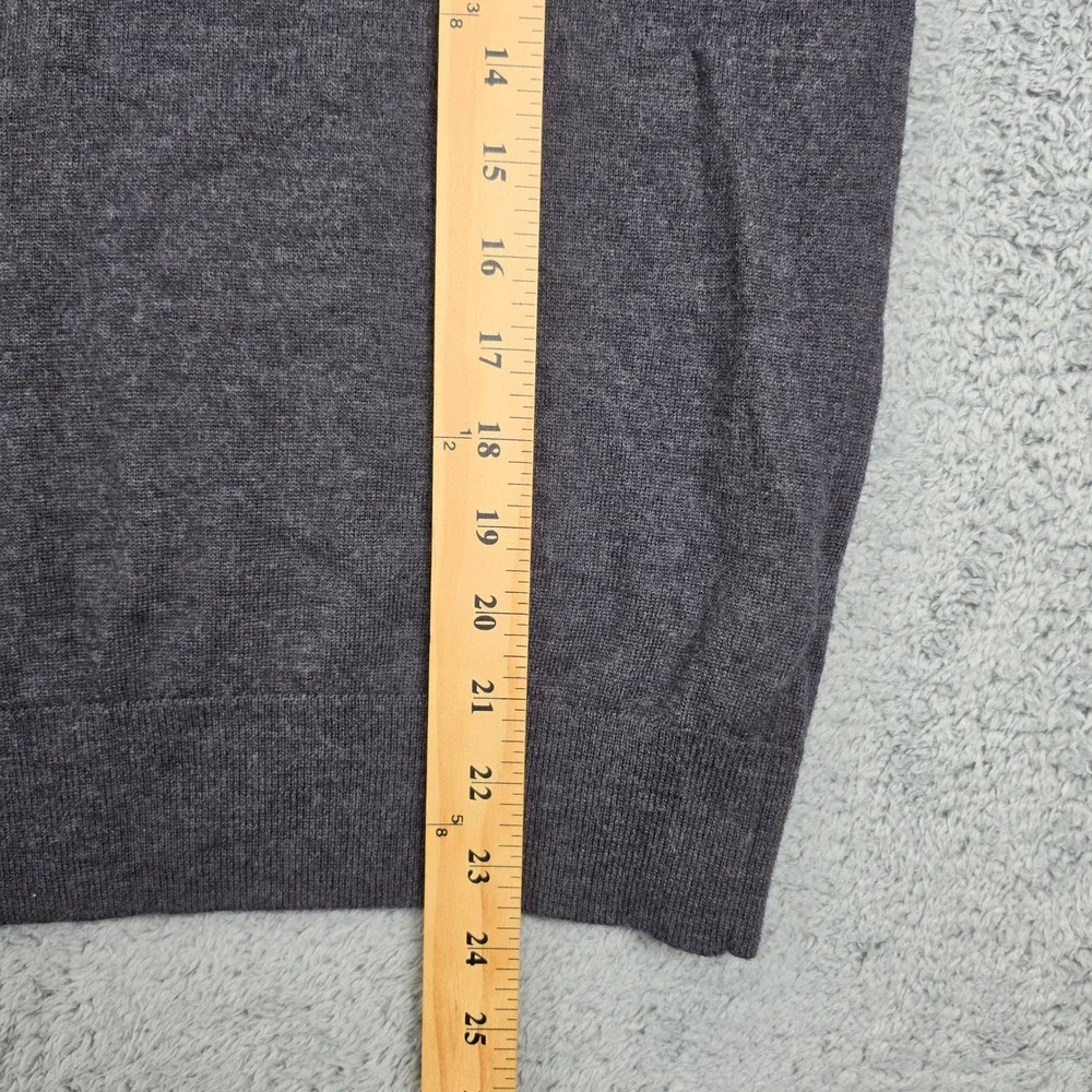 Banana Republic Quarter Zip Sweater Mens S Lot of 2 Italian Merino Wool Baruffa
