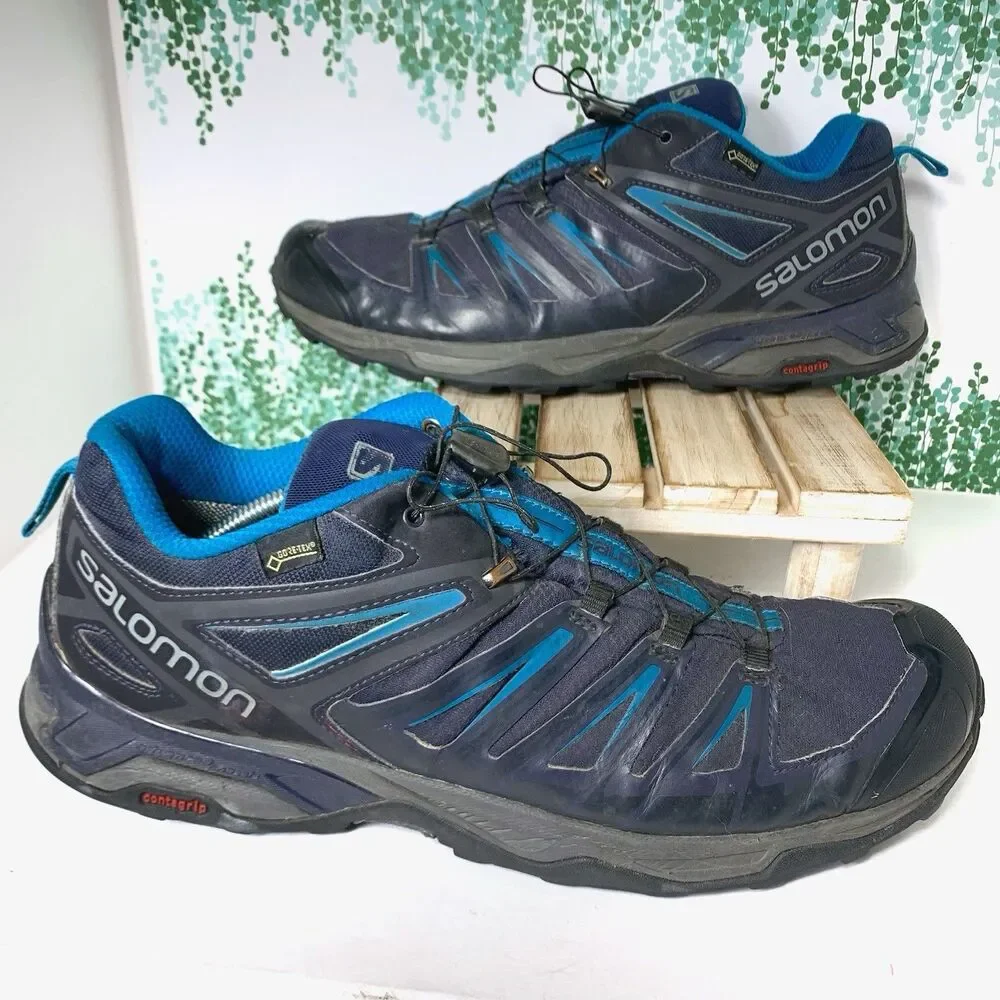 Salomon X Ultra 3 GTX Mens Size 12.5 Hiking Running Shoes Goretex Waterproof