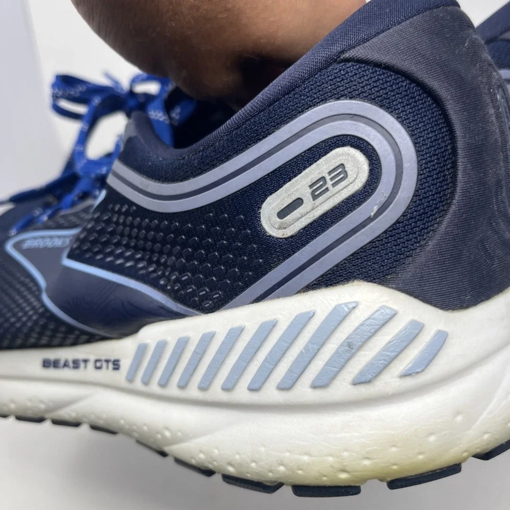 Brooks Beast GTS 23 Men's Size 12 Blue Athletic Walking Running Extra Wide 4E