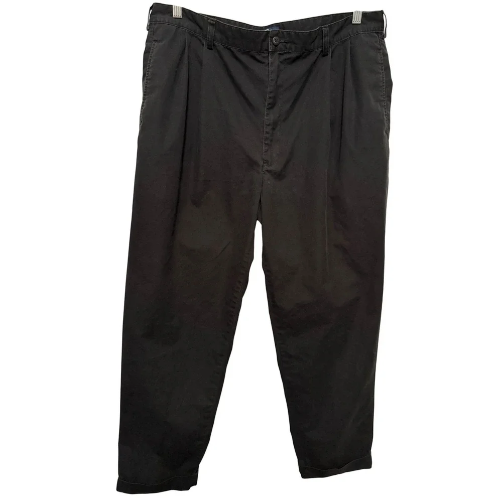 Vintage Polo by Ralph Lauren Hammond  Pants Cotton Pleated Chino Pants 40 x 32‎