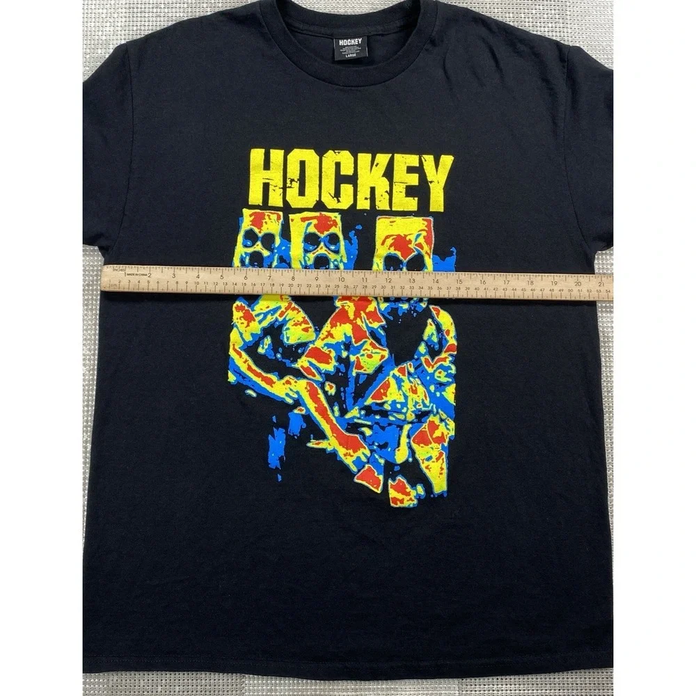 Hockey‎ Skateboards Bag Heads T-Shirt Long Sleeve Black Men's Large