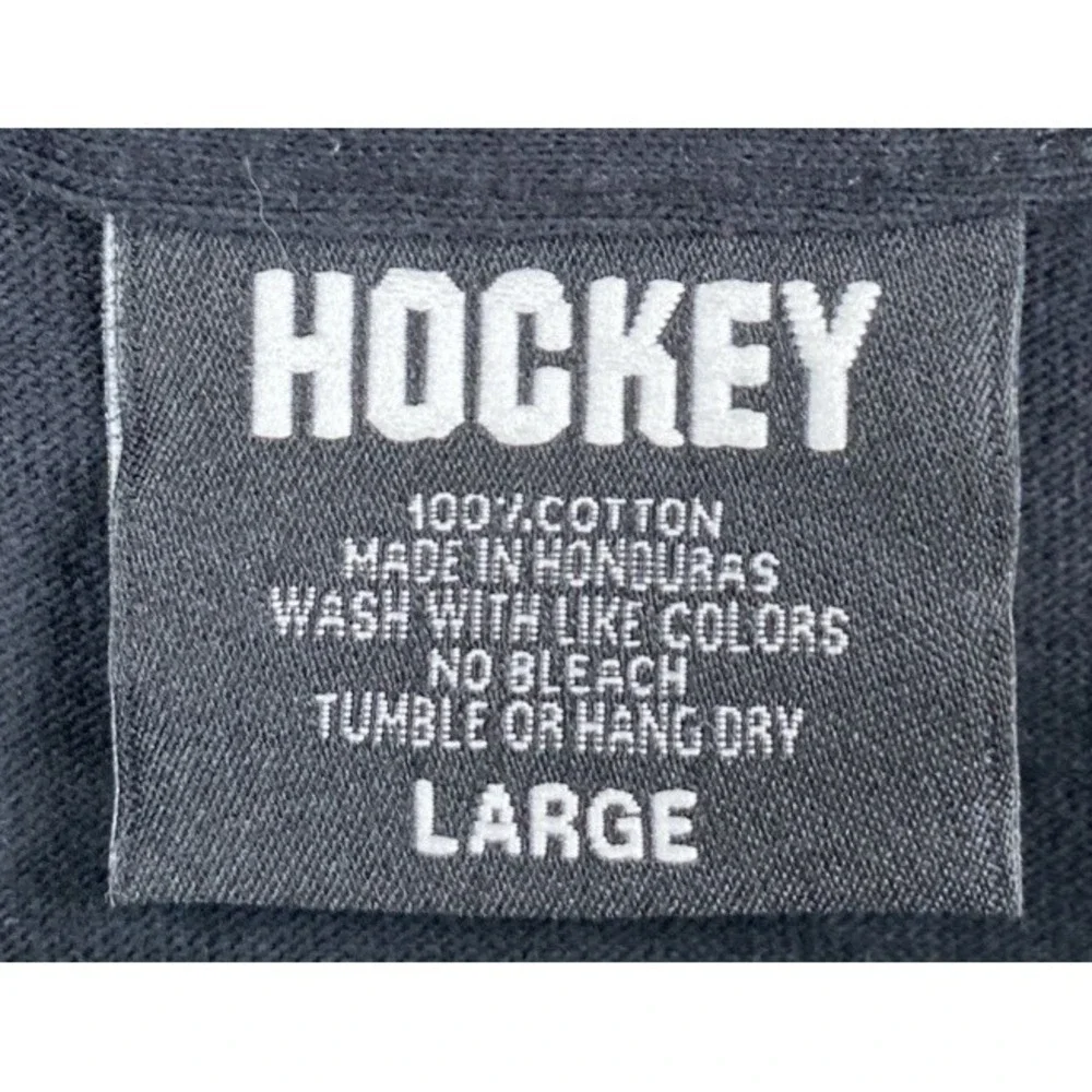 Hockey‎ Skateboards Bag Heads T-Shirt Long Sleeve Black Men's Large