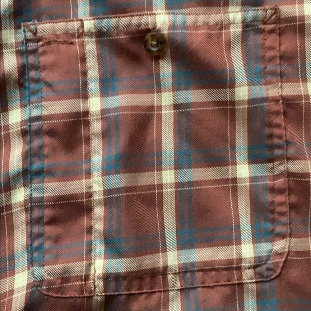 Woolrich plaid button up shirt