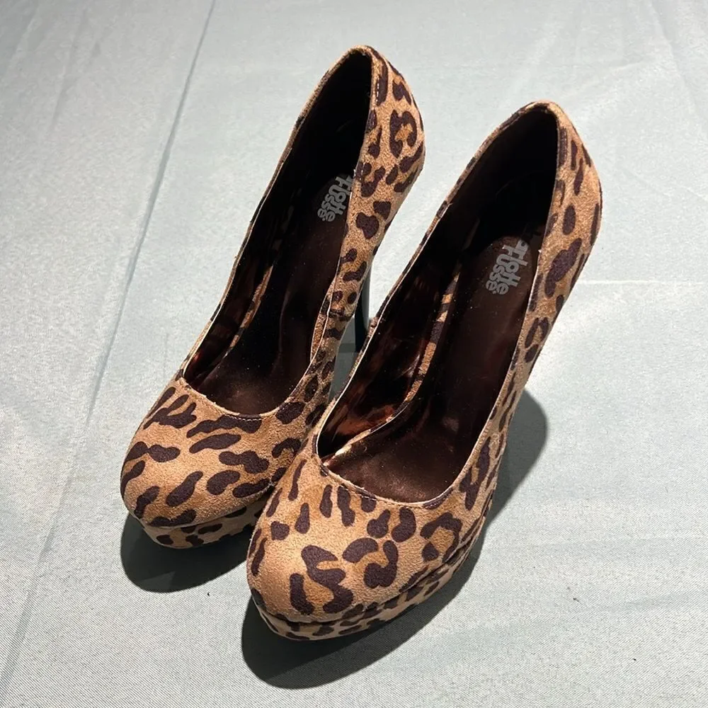 Charlotte Russe Leopard Print Heels‎ size 8.  B56