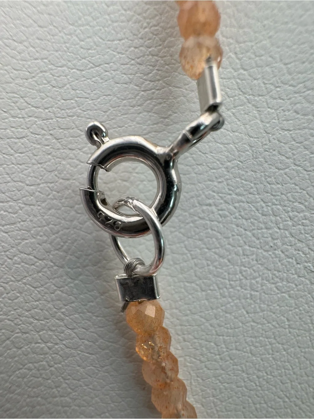 Venus and Vulcan peach moonstone