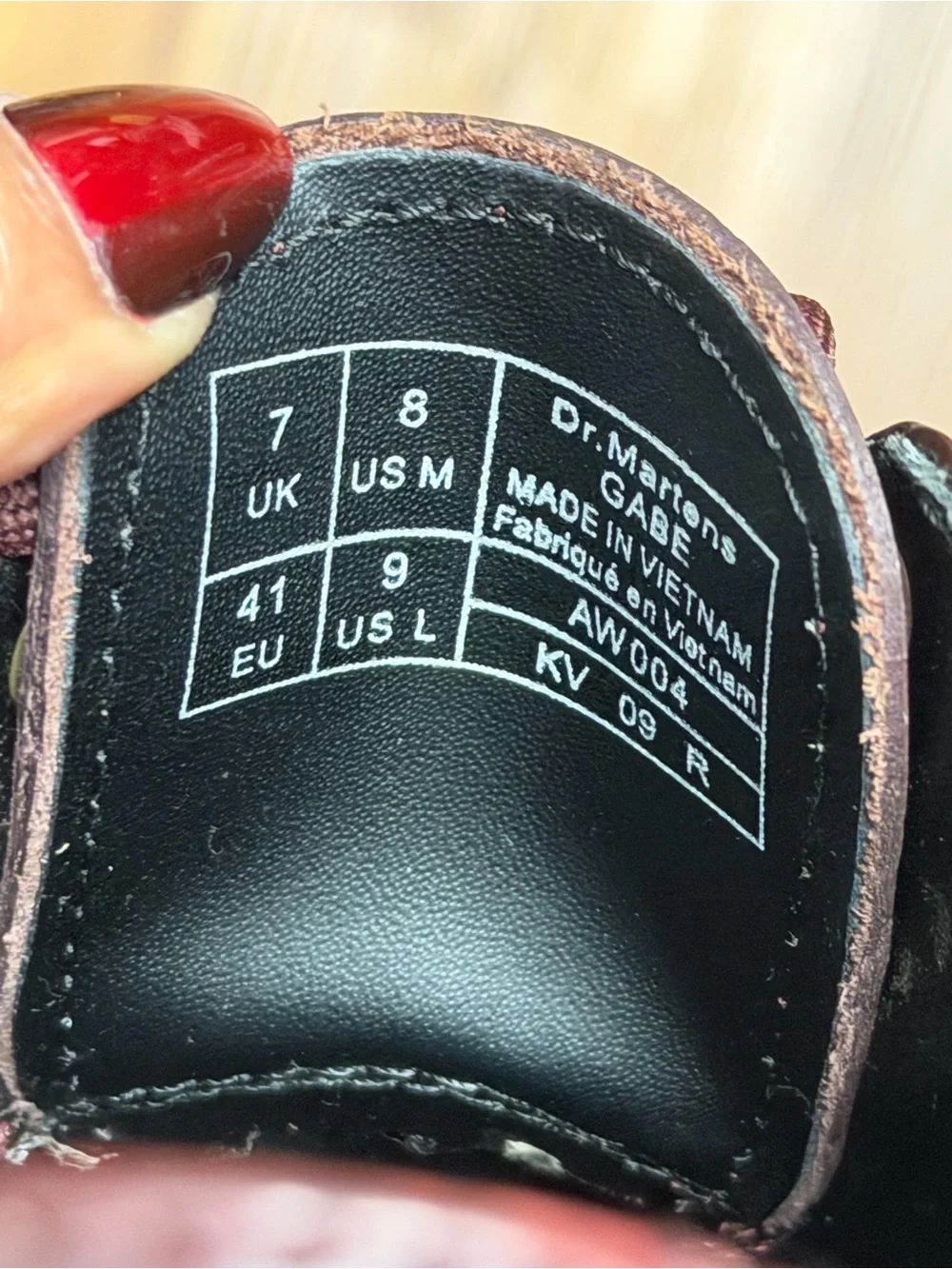 Dr. Martens new tags