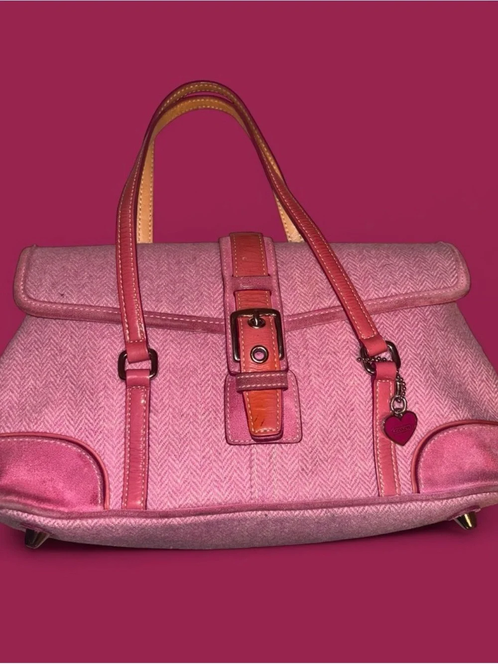 Coach authentic pink