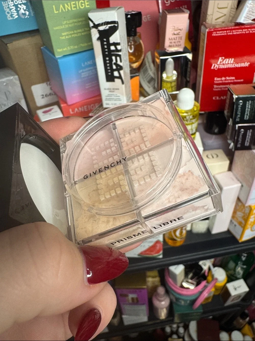 Givenchy Prisme Libre Compact Powder - Beige, Pink, Peach, Light Brown